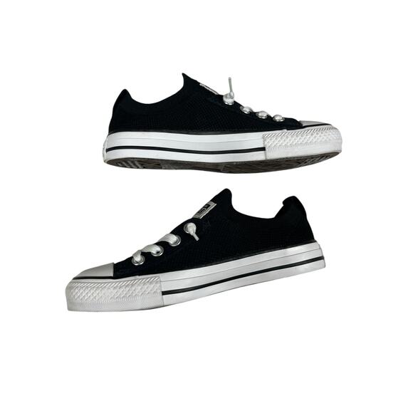 Converse Chuck Taylor All Star Shoreline Knit Black Low Women’s 5 Slip-On Shoes - Picture 6 of 7